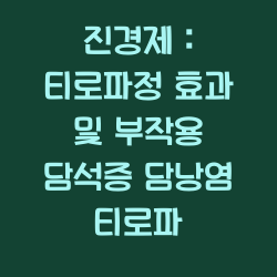 진경제 : 티로파정 효과 및 부작용 담석증 담낭염 티로파 챕터1