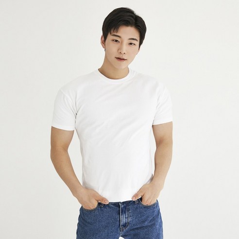 laine반팔티셔츠남자여름쿨머슬핏오버핏아이스무지라운드이너흰티반팔니트티 후기 좋은 추천 제품